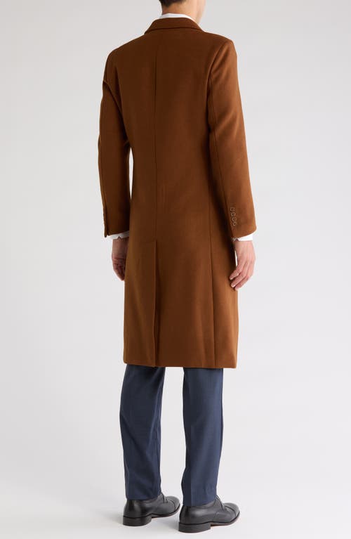 Braveman Knee Length Coat In Camel