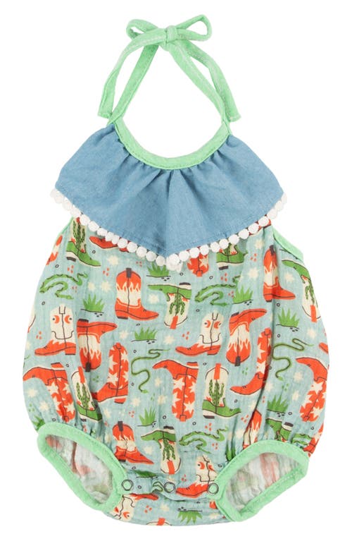 Miki Miette Star Halter Bubble Romper Howdy at Nordstrom,