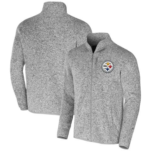 Philadelphia Eagles Houston Fleece Full-Zip Vest - Gray