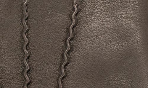 Portolano Cashmere Lined Handsewn Corded Gloves In Brown