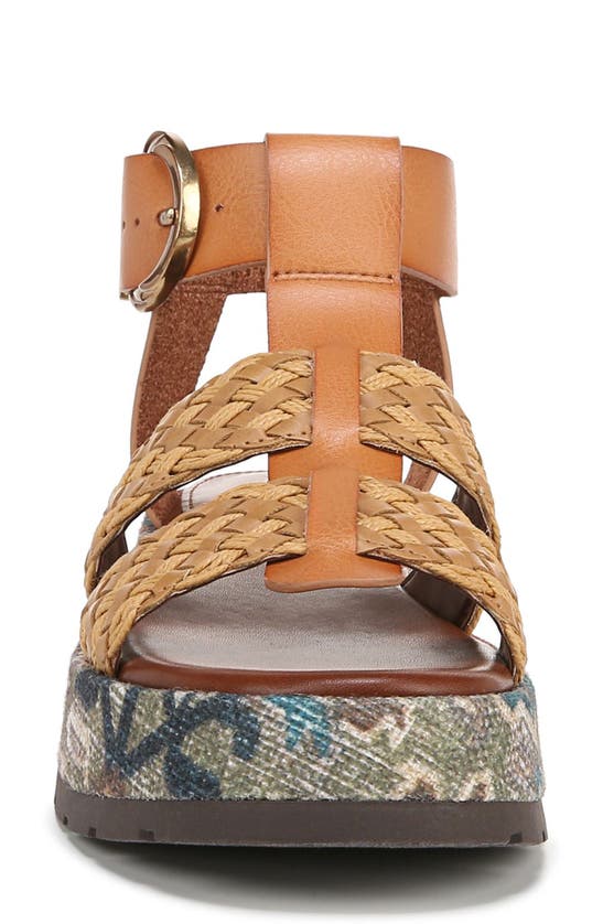 Shop Circus Ny By Sam Edelman Katy Woven Platform Sandal In Redwood Brown/ Natural Multi