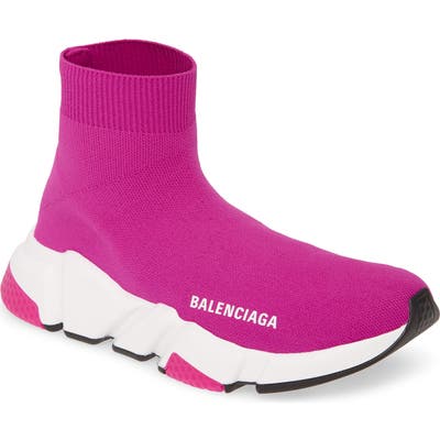 Balenciaga Speed Knit Sneaker, Pink