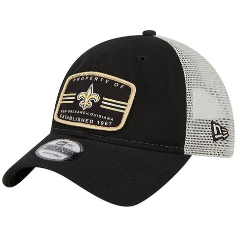 Men's New Era Gray/Black New Orleans Saints 2021 NFL Training Camp Official  9FORTY Adjustable Hat