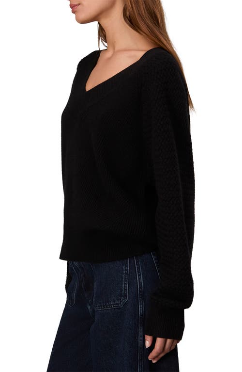 Shop Rag & Bone Kaylee V-neck Cashmere Sweater In Black