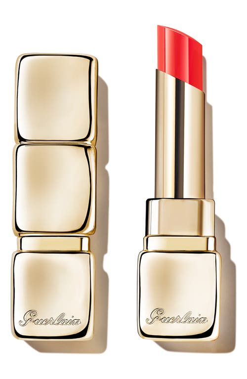 Guerlain KissKiss Shine Bloom Lipstick Balm in Red at Nordstrom