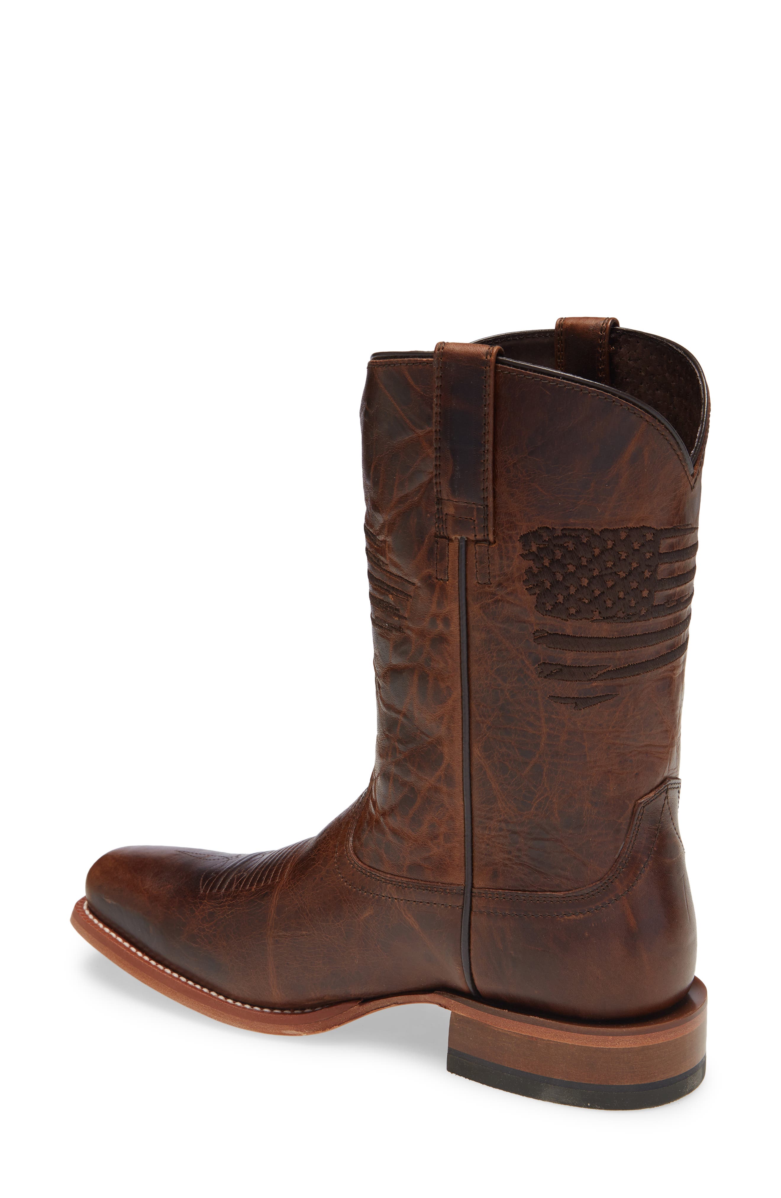 circuit patriot square toe western boot