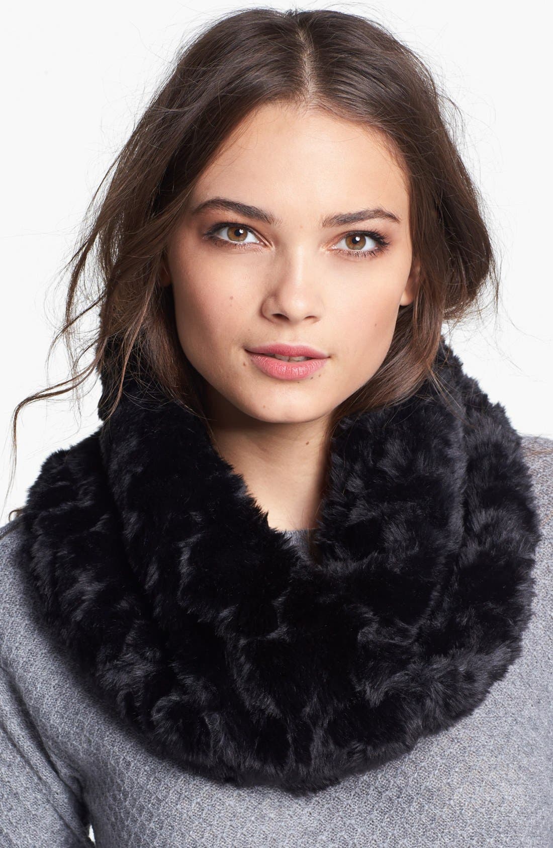 Parkhurst Faux Fur Twist Infinity Scarf Nordstrom
