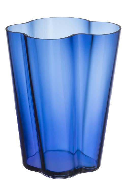 Iittala Aalto 10.5-Inch Vase in Ultramarine Blue at Nordstrom