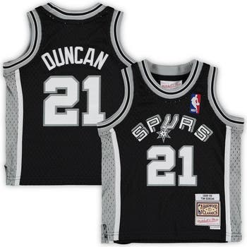 Mitchell Ness Infant Mitchell Ness Tim Duncan Black San