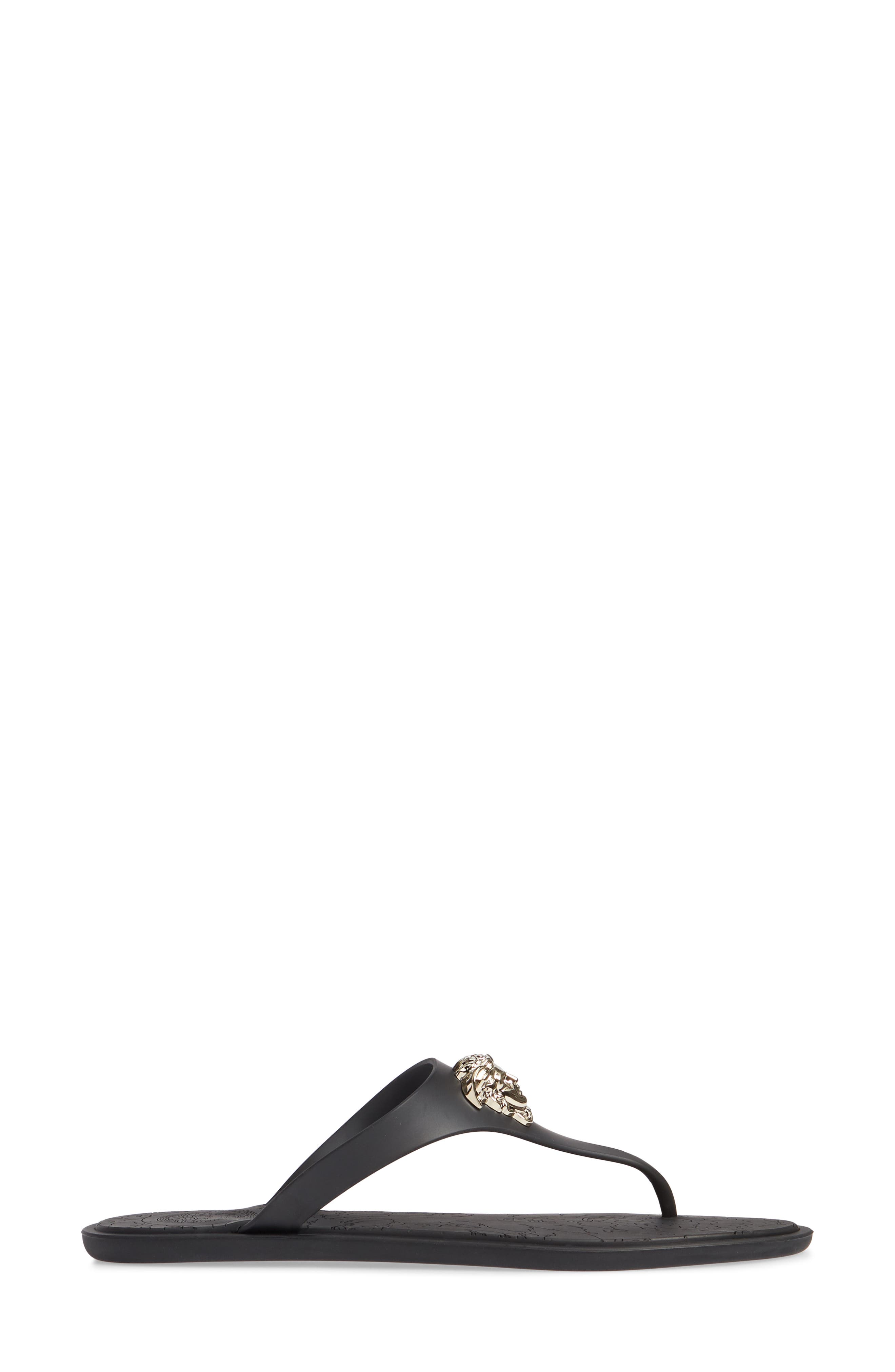 women's versace thong sandals