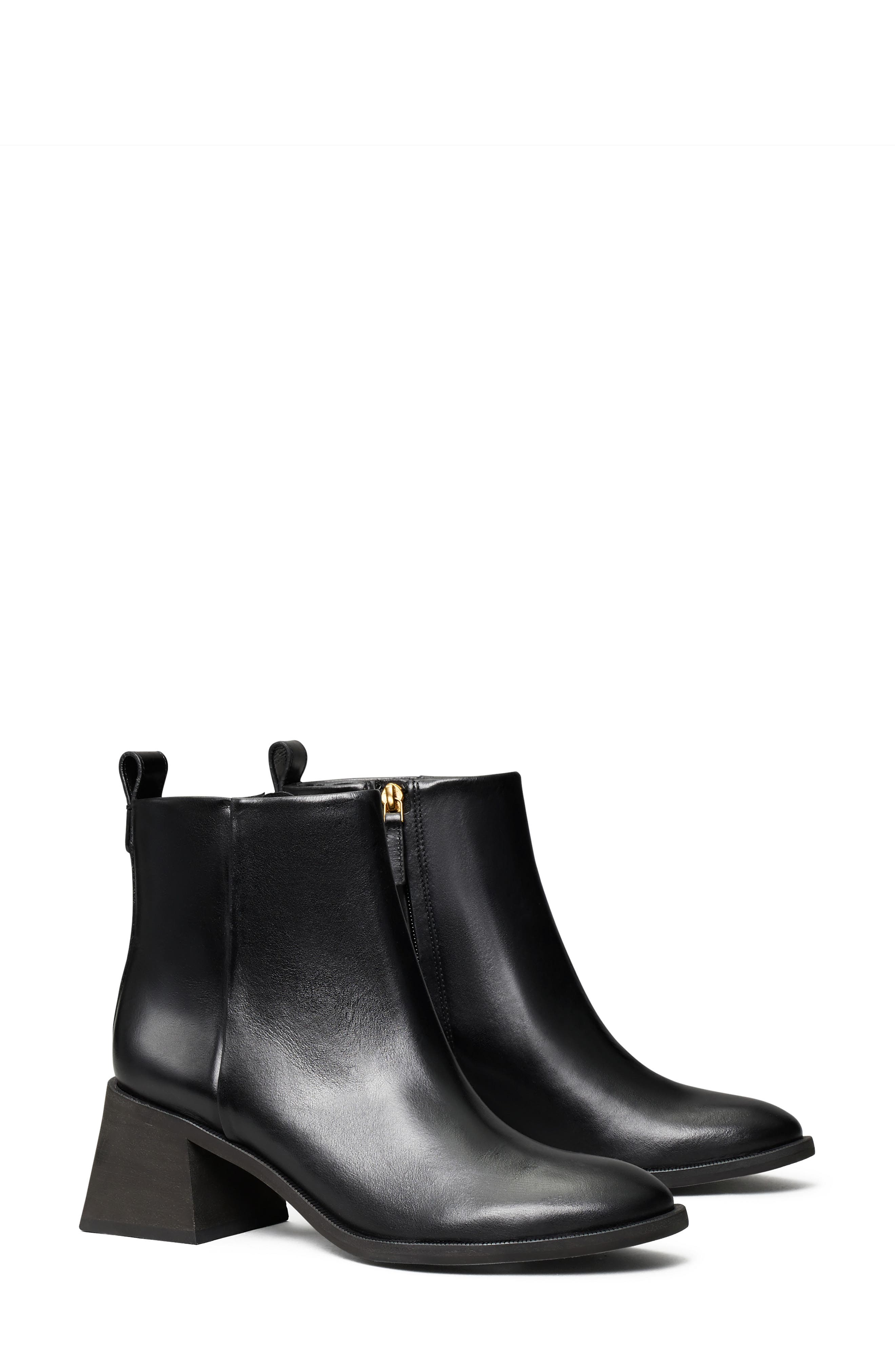 tory burch casual zip up bootie