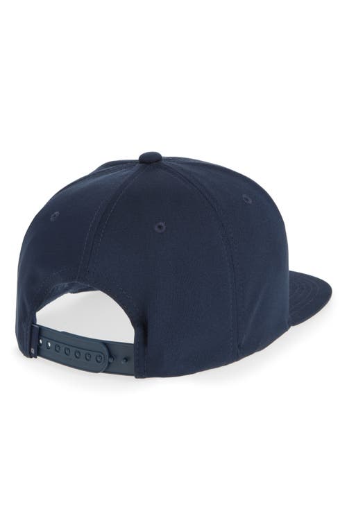 Shop Travismathew Triple Threat Snapback Baseball Cap In Total Eclipse