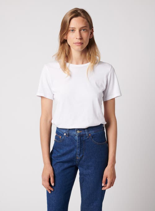 MAJESTIC MAJESTIC FILATURES COTTON 'SILK TOUCH' SHORT SLEEVE SEMI RELAXED CREWNECK T-SHIRT