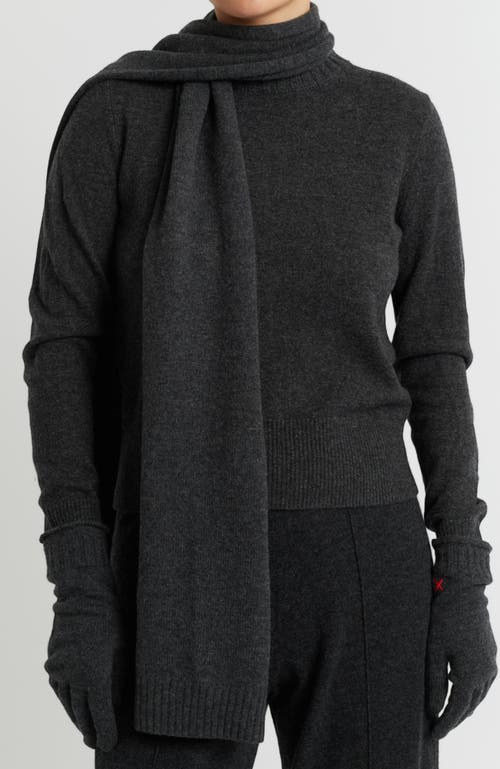 Shop Chinti & Parker Wool-cashmere Scarf In Charcoal