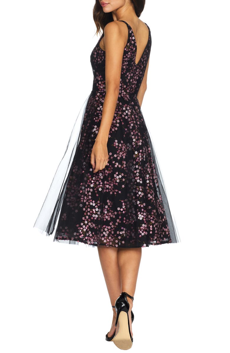 Dress The Population Courtney Sequin Floral Cocktail Dress Nordstrom 