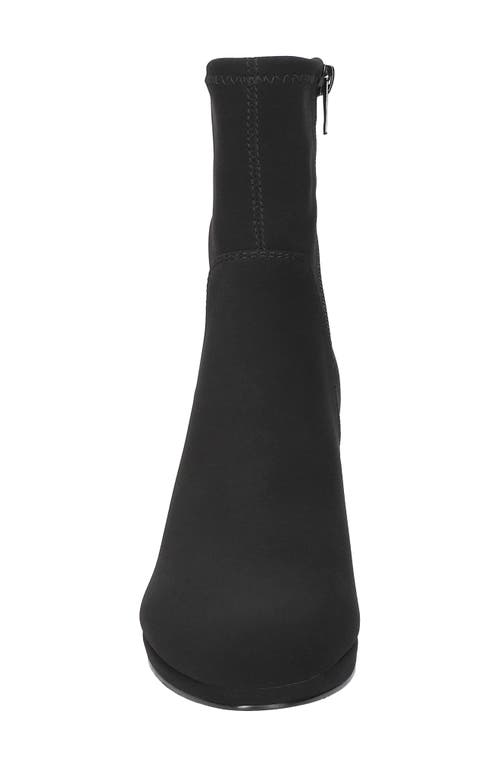 Easy Street Solana Womens Zip Up Round Toe Ankle Boots In Black Lamy