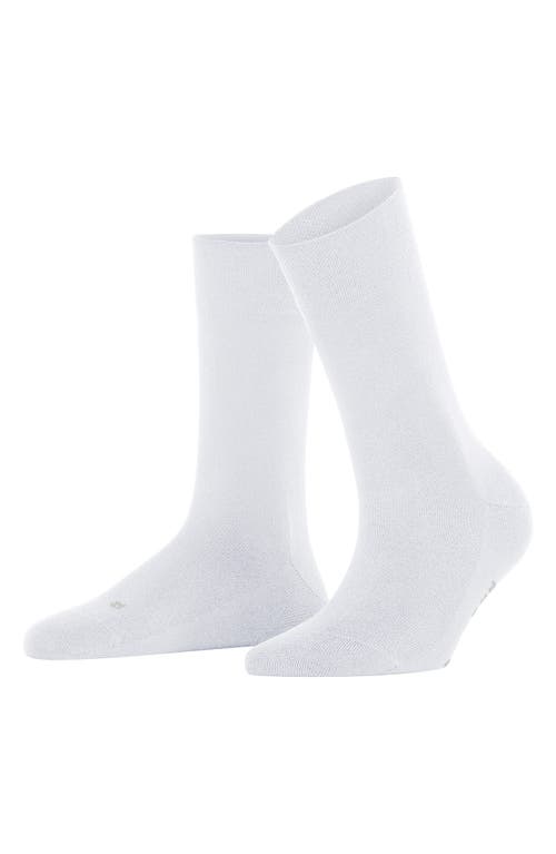 Falke Sensitive New York Crew Socks In White