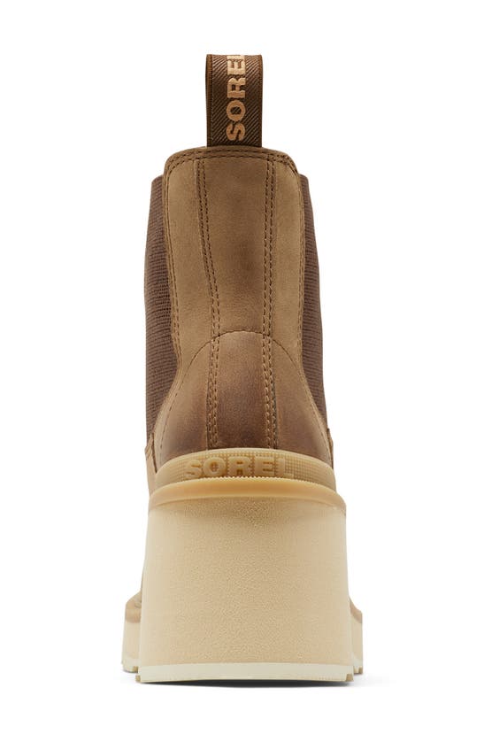 Sorel Women's Hi-line Heel Pull On Chelsea Boots In Umber Ceramic