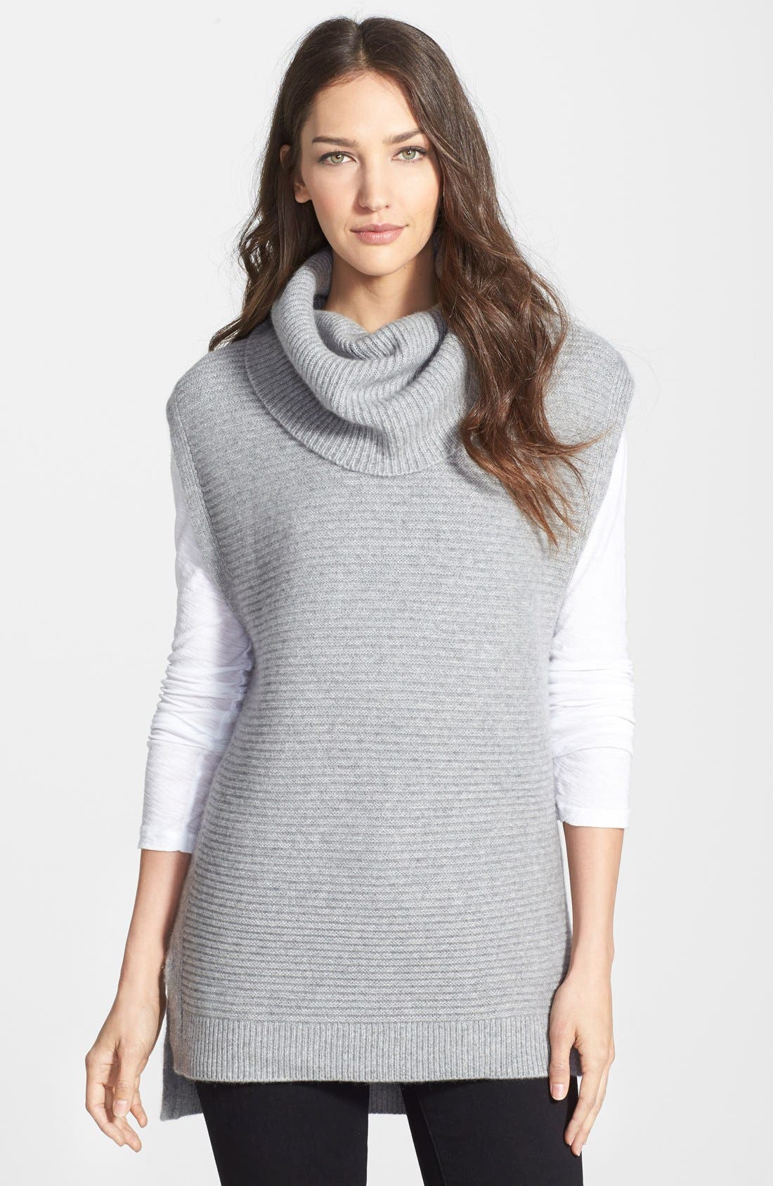 Nordstrom Collection Cowl Neck Sleeveless Cashmere Sweater Nordstrom