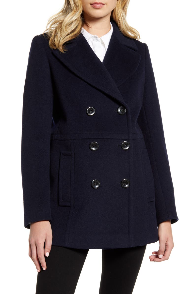 Sam Edelman Double Breasted Peacoat | Nordstrom