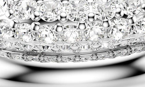 Shop Swarovski Dextera Ring In Silver