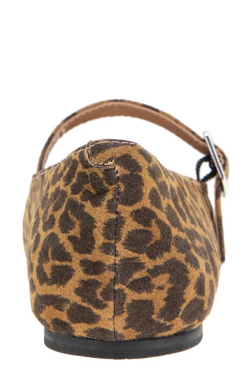 Bcbgeneration Harpin Womens Adjustable Faux Suede Mary Janes In Cheetah