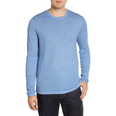 Nordstrom Shop Wool Blend Crewneck Sweater, Blue