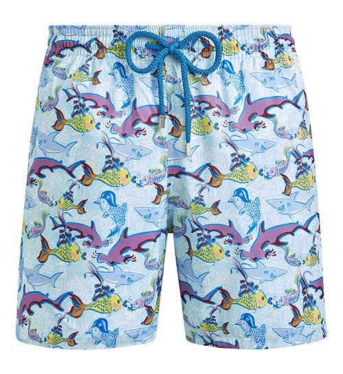 VILEBREQUIN FRENCH HISTORY ULTRA-LIGHT AND PACKABLE SWIM TRUNKS 