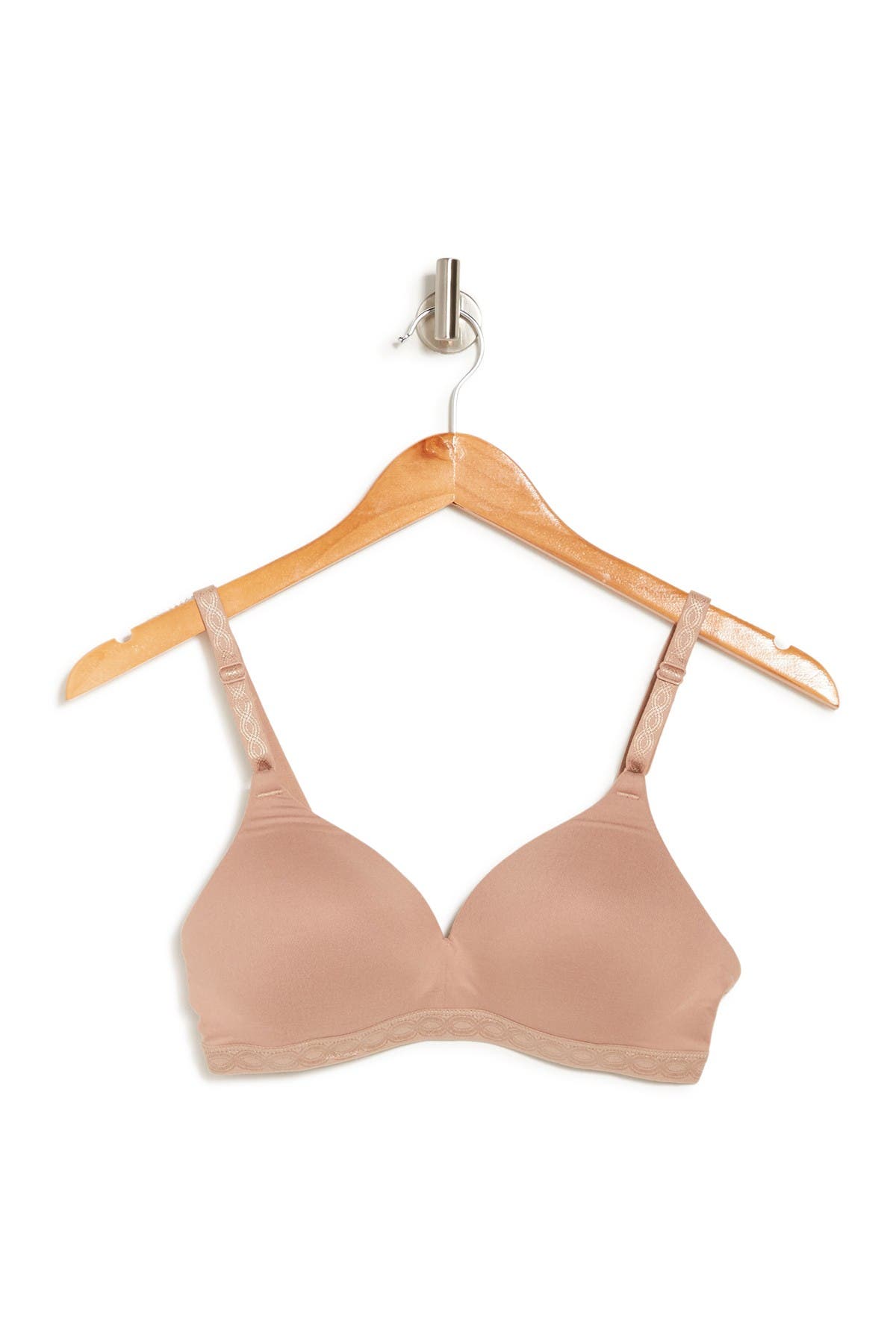 Warner's Women's No Side Effects Wire-free Contour Bra Rm3481a In Tstd Almon