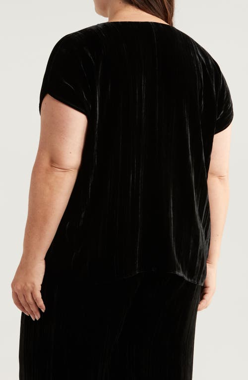 EILEEN FISHER EILEEN FISHER CRUSHED VELVET TOP 