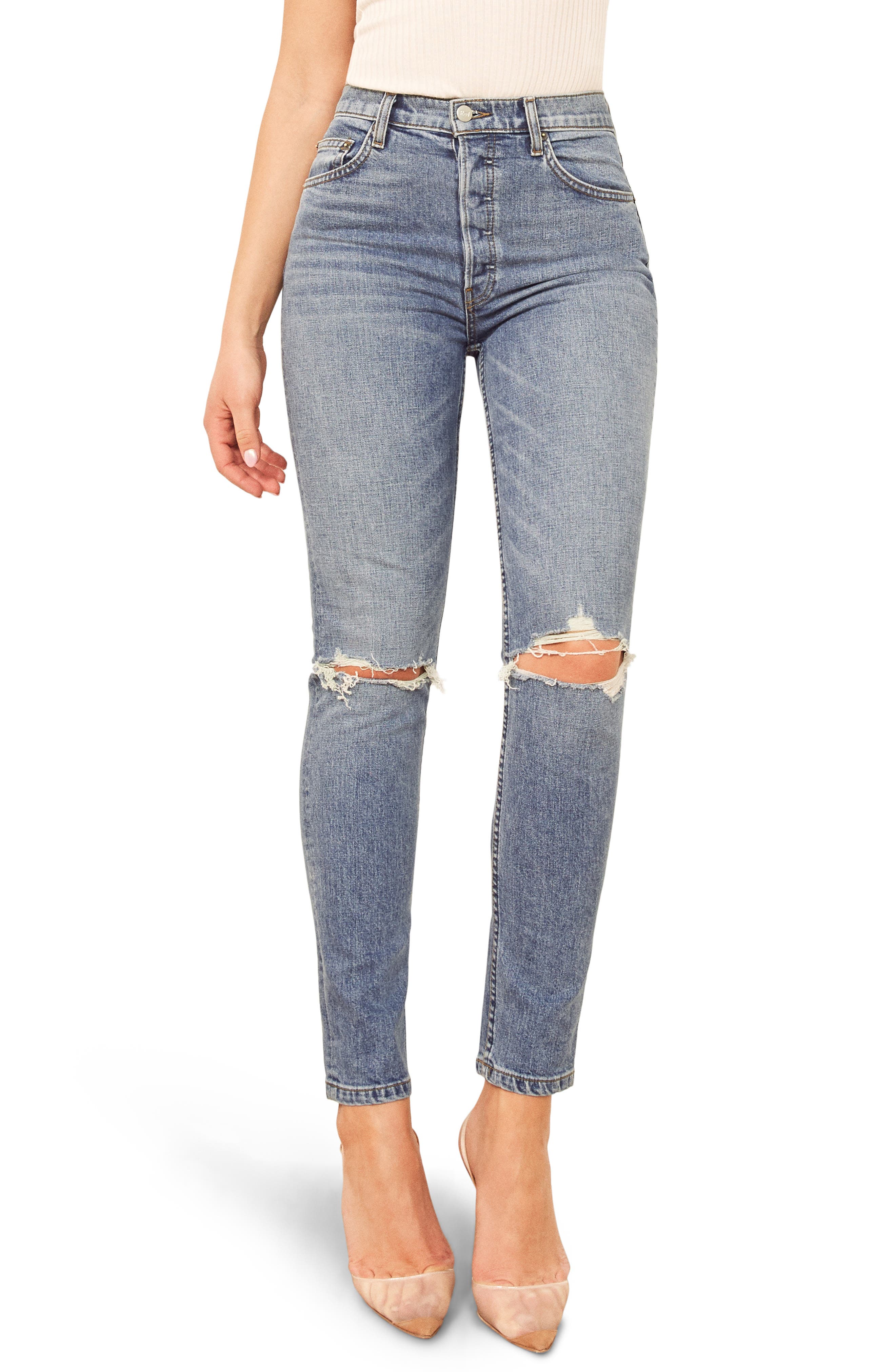 reformation serena high skinny jean