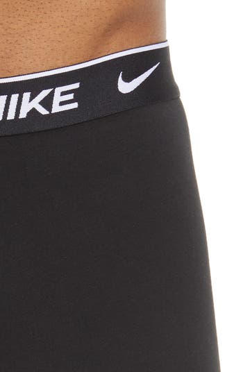 Nike Dri-Fit Essential Cotton Stretch Boy's Boxer Brief 3 Pack Black Gray  XL NIB