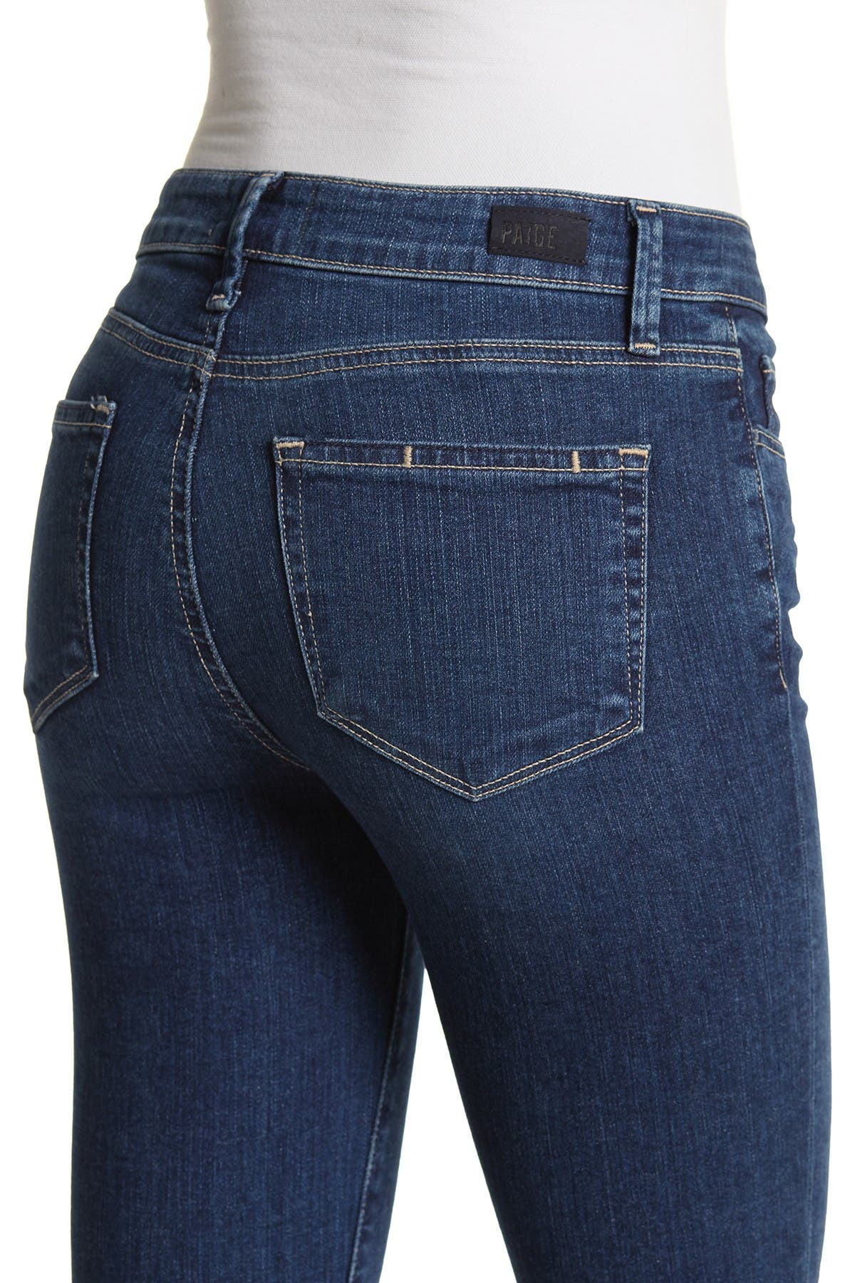 PAIGE | Skyline Skinny Cuffed Crop Jeans | Nordstrom Rack