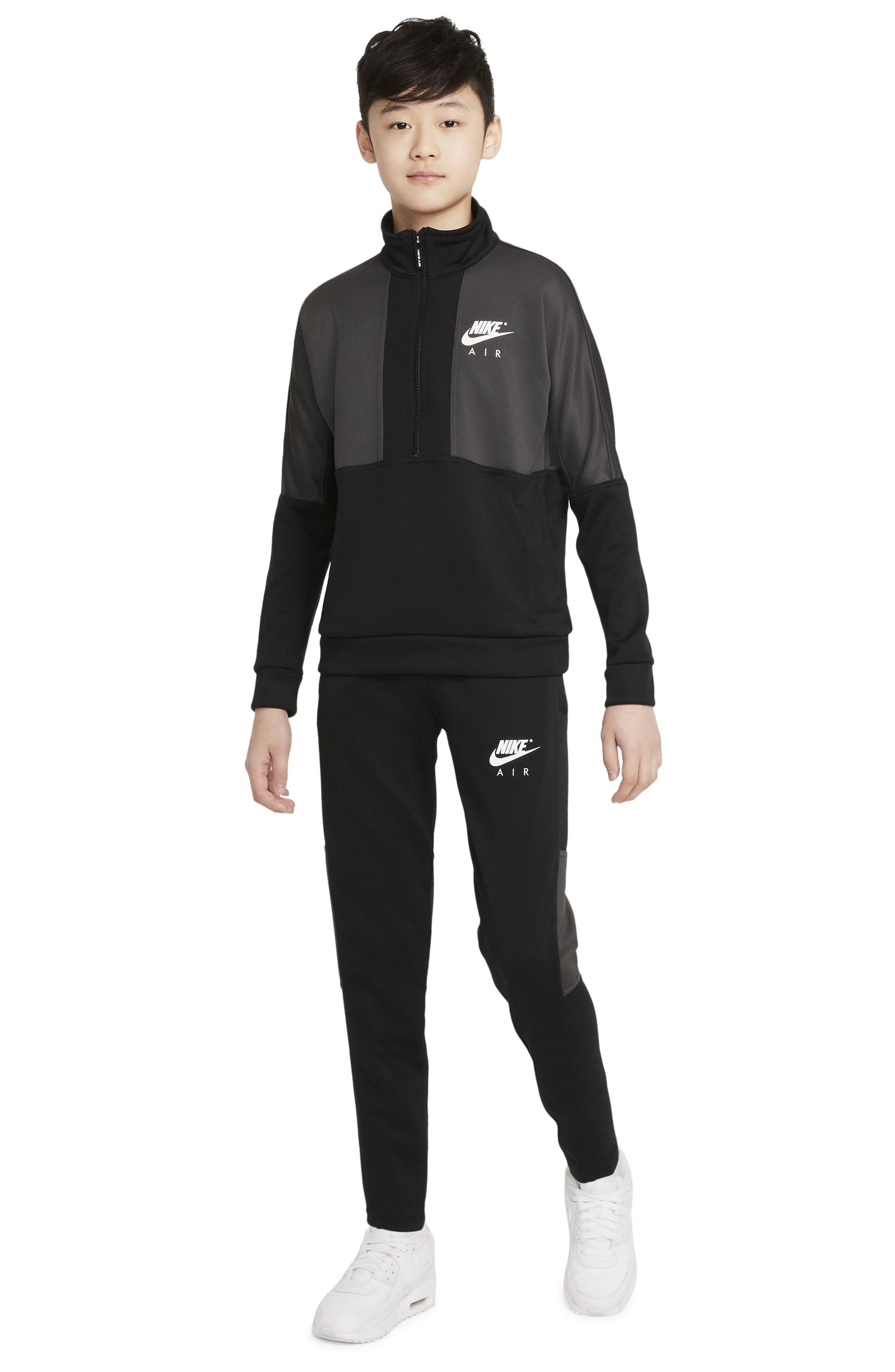 track half zip pullover