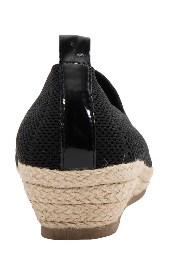 David Tate Bianca Stretch Espadrille Pump In Black