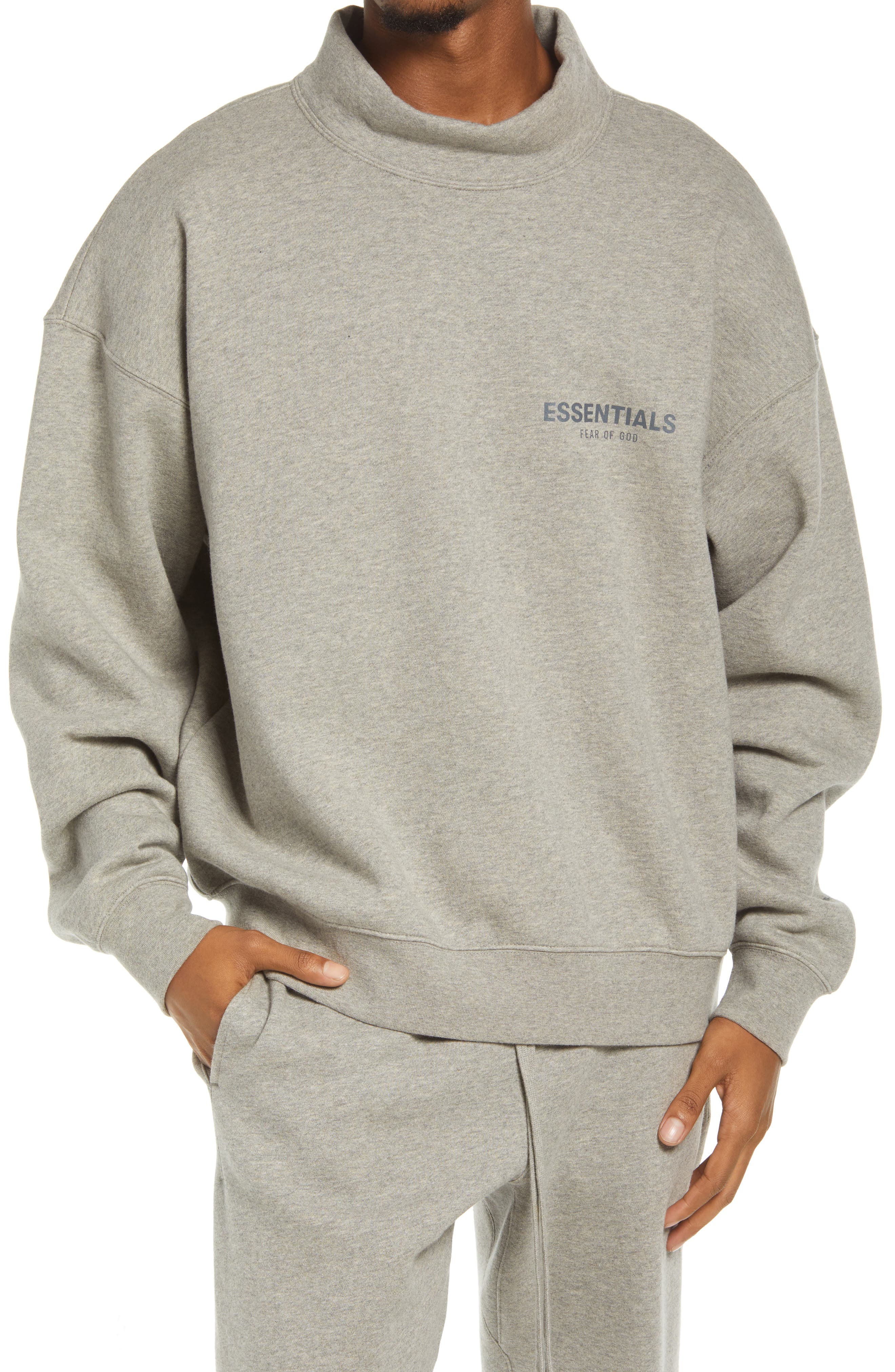hoodless sweatshirt