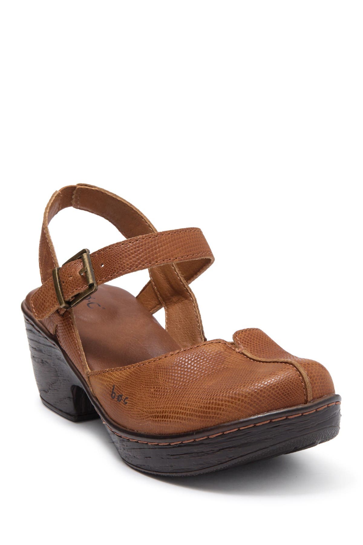 strappy clog sandals