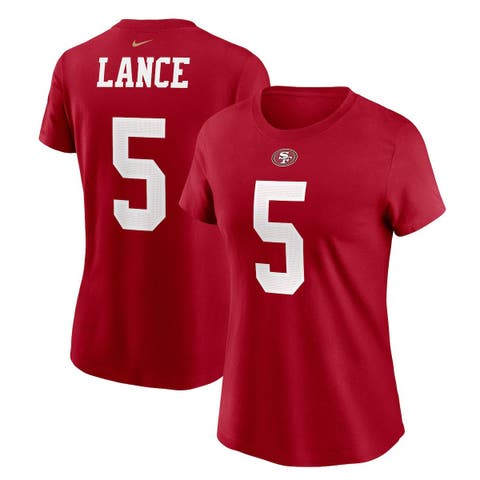 San Francisco 49ers Womens Cold Shoulder T-Shirt FOCO