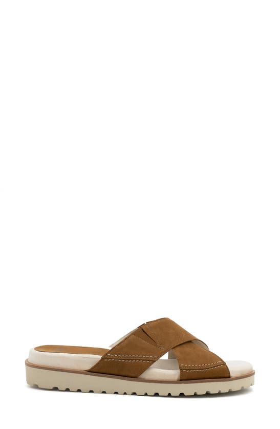 Amalfi By Rangoni Barolo Platform Slide Sandal In Sequoia Tiffany