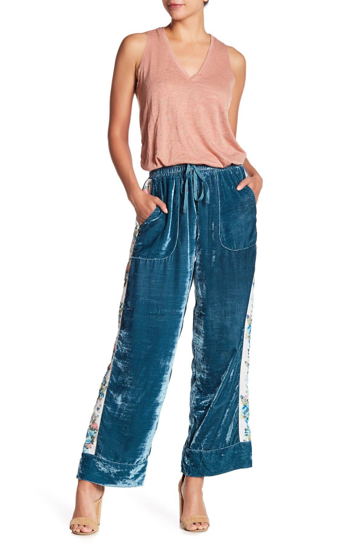 nordstrom velvet pants