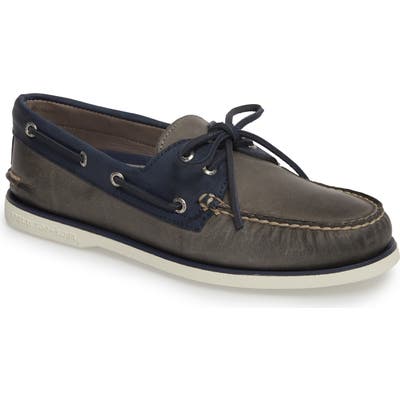 Sperry Gold Cup Authentic Original Boat Shoe, Grey
