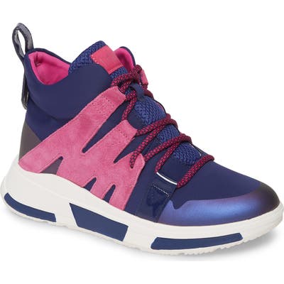 Fitflop Carita High Top Sneaker- Blue