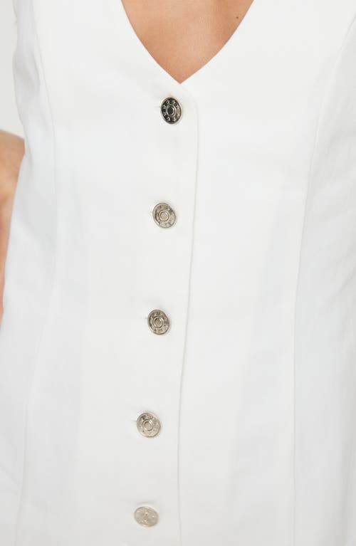 Princess Polly Damico Sleeveless Romper In White
