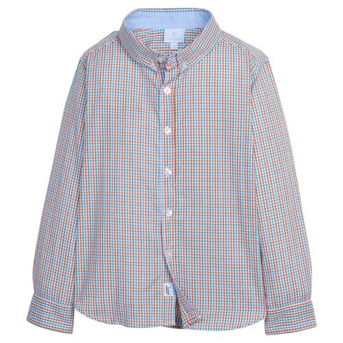 Little English Kids' Button Down Shirt in Teton Plaid 