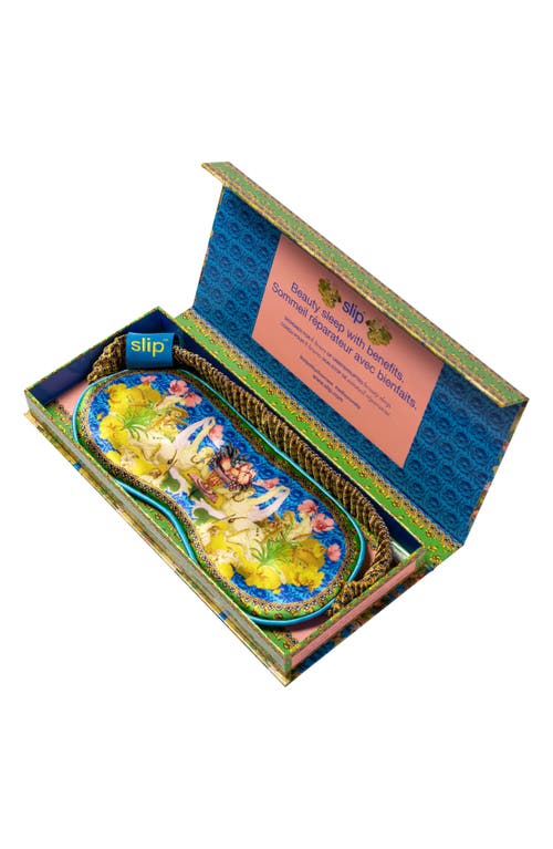 Shop Slip Pure Silk Zodiac Sleep Mask In Libra