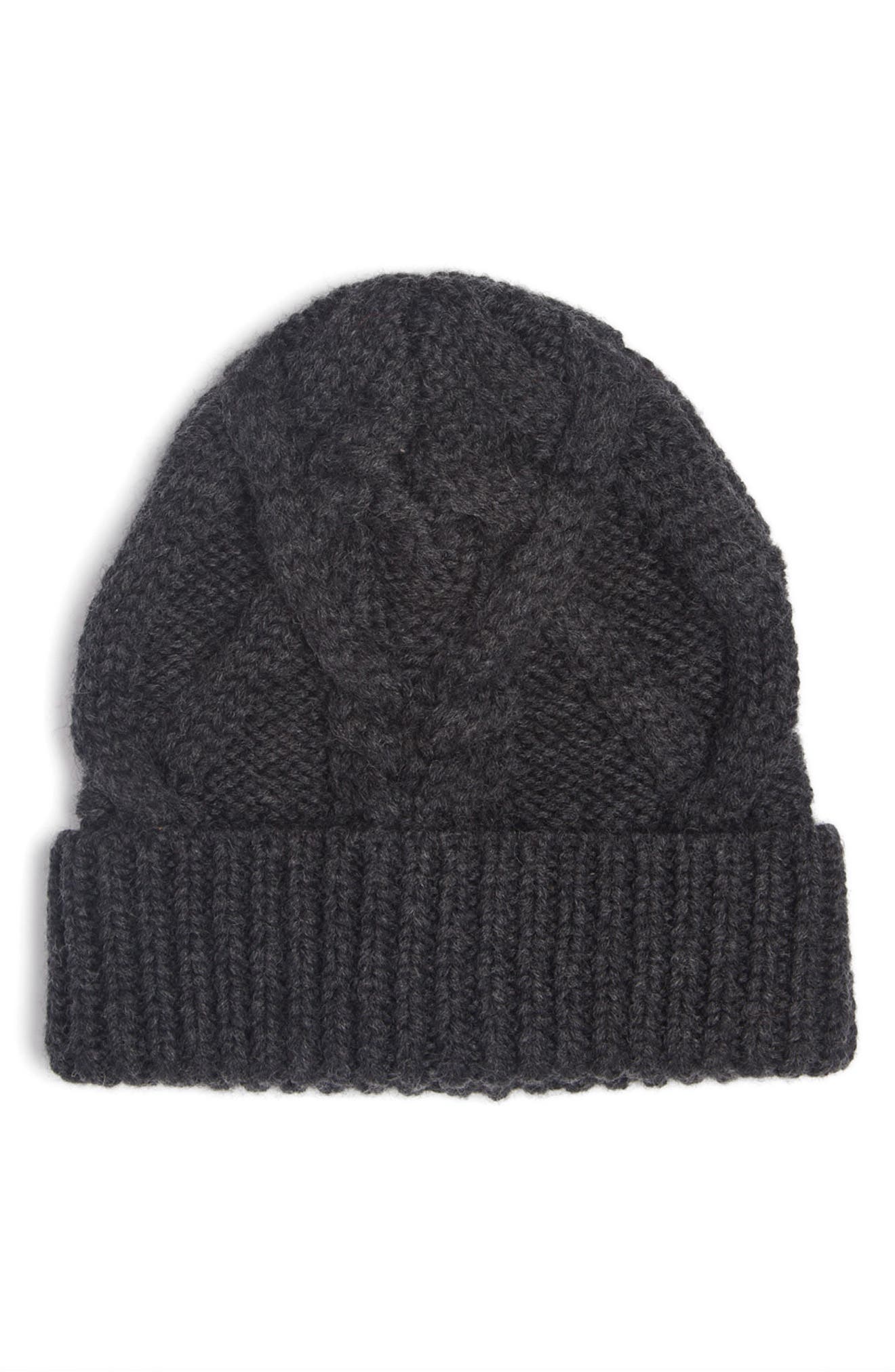 Isabel Marant Ryamy Cable Stitch Wool Beanie In Anthracite