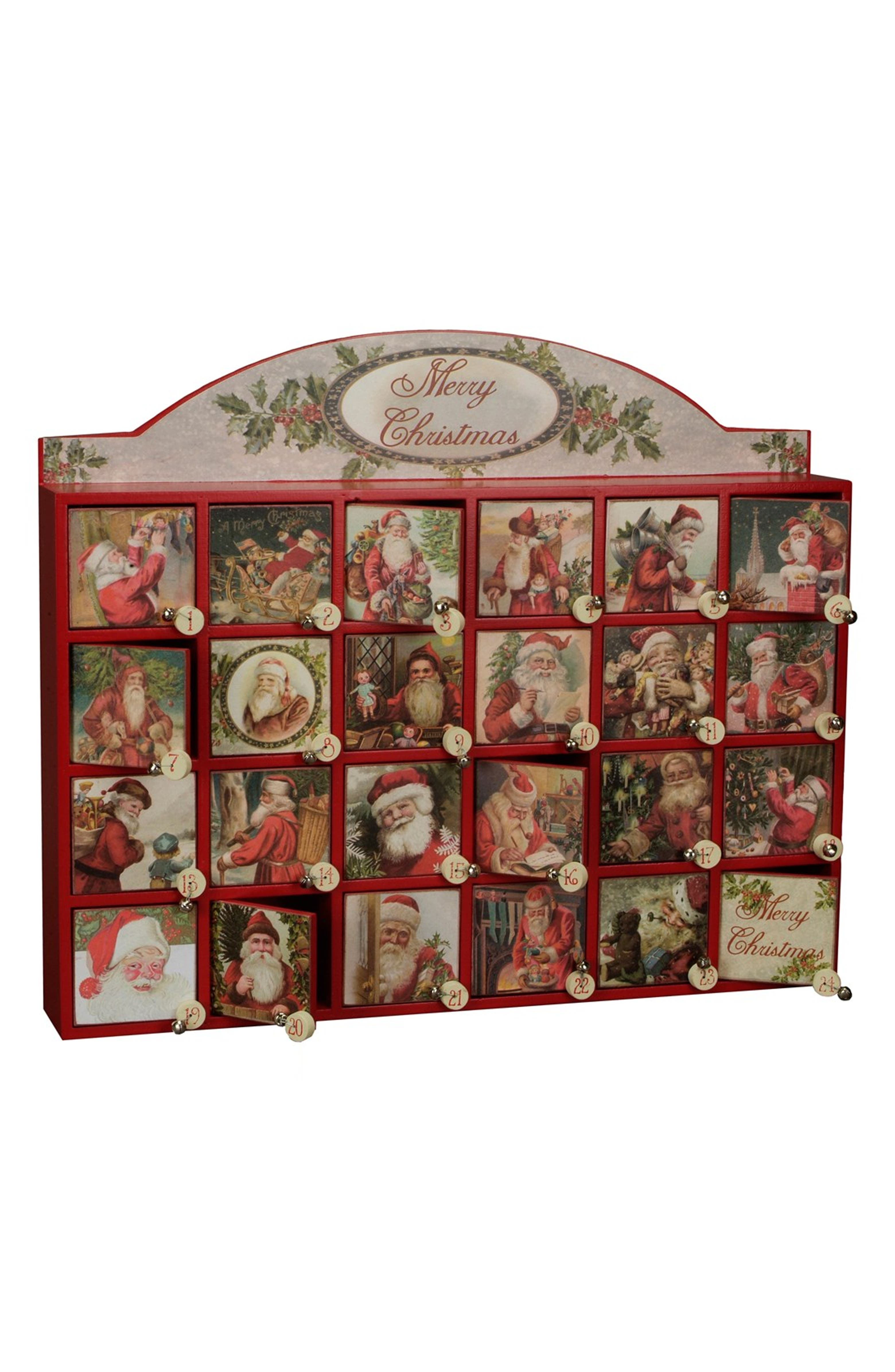 Primitives by Kathy 'Merry Santas' Advent Box Calendar | Nordstrom