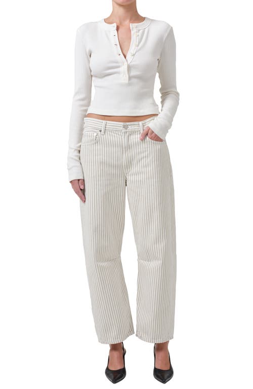 Citizen Of Humanity Varra Henley Top In Dune In Pashmina