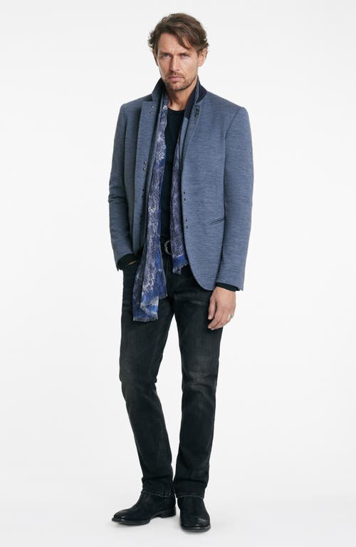 Shop John Varvatos Slim Fit Notched Lapel Jacket In Rain Blue