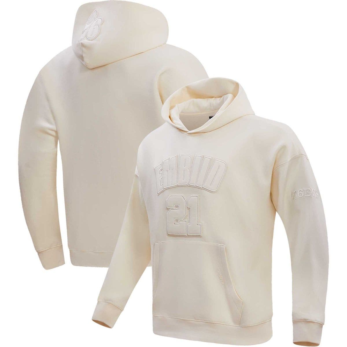 PRO STANDARD Men's Pro Standard Joel Embiid Cream Philadelphia 76ers